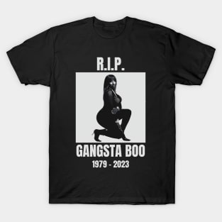 Gangsta Boo Commemorative RIP 2023 Tribute Memphis Rapper T-Shirt